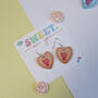 Love Heart Sweet Earrings, thumbnail 3 of 11