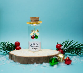 Personalised Christmas Tiny Keepsake Bottle Gift, 2 of 3