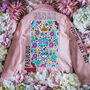 Personalised Hand Painted Leather Biker Jacket Pink, thumbnail 4 of 12