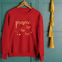 Prosecco Ho Ho Ho Christmas Sweatshirt, thumbnail 2 of 7