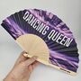 Handheld Dancing Queen Folding Fan, thumbnail 3 of 3