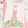 'Bunny' Personalised Girls Birthday Card, thumbnail 2 of 4