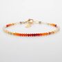 Skinny Mexican Fire Opal Bracelet, thumbnail 1 of 10