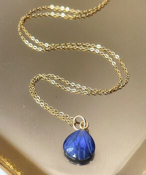 Labradorite Gemstone Shell Necklace, 4 of 4