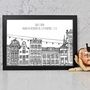 Amsterdam Houses Personalised Print, thumbnail 1 of 4