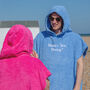 Personalised Water Sports Changing Robe, thumbnail 3 of 10
