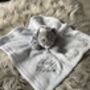 Embroidered Blue And Grey Baby Bear Comforter, thumbnail 6 of 6