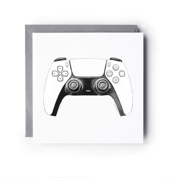 Game Controller – Hand Drawn Gaming Greeting Card Illustration, 2 of 6