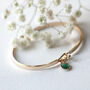 Mama Skinny Brass Bangle In Gold Or Silver Finish, thumbnail 5 of 12