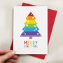 Rainbow Christmas Tree Card, thumbnail 2 of 3