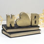 Personalised Gold Front Concrete Letters, thumbnail 5 of 8
