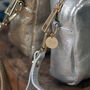 Personalised Gold Or Silver Cross Body Leather Box Bag, thumbnail 10 of 12