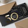 Personalised 50th Birthday Experience Gift Voucher, thumbnail 4 of 9