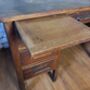 1940s Solid Oak Teachers Desk, thumbnail 2 of 6