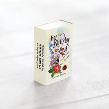November Birth Flower Seeds And Birthday Candle Gift, 6 of 8