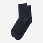 Pure Cashmere Luxury Ankle Socks Ethically Sourced Black, thumbnail 4 of 4