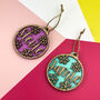 Personalised Snowflake Christmas Decoration, thumbnail 2 of 4