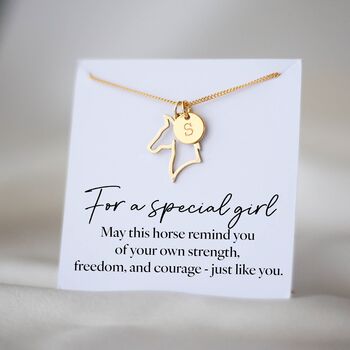 Horse Necklace Gift For A Girl, 8 of 9