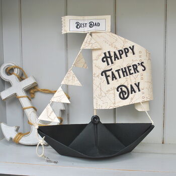 Personalised Father’s Day Sail Boat Card, 5 of 12