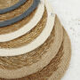 Respiin Set Of Six Seagrass And Jute Tablemats Naturals, thumbnail 4 of 9