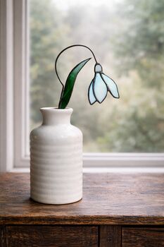 Snowdrop Glass Flower Stem, 3 of 4