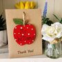 Personalised Teacher T.A. Thank You Wooden Apple Card, thumbnail 5 of 7