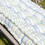 Tenby Striped Garden Bench Cushion, thumbnail 4 of 8