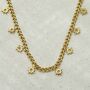 Sun Ray Multi Charm Chain Necklace, thumbnail 2 of 3