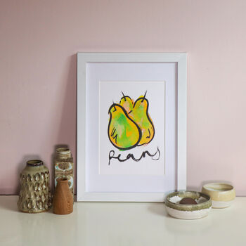 'Pears' Illustrated Print Wall Art, 7 of 9