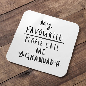 'My Favourite People Call Me Grandad / Grandpa' Coaster, 8 of 9
