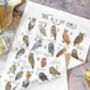 Owls A Z Tea Towel, thumbnail 4 of 4