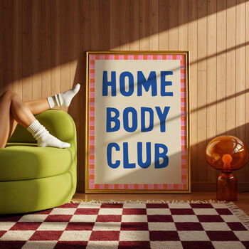 Homebody Club Art Print, 3 of 5