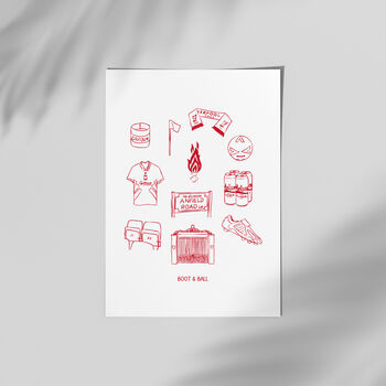 Anfield Icons Liverpool Print, 2 of 5