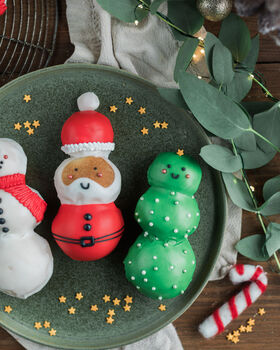 Christmas Iced Bun Baking Kit, 2 of 6