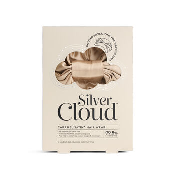 Silver Cloud Hair Wraps Infused With Silver Ions Caramel, 3 of 7