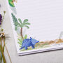 A4 Letter Writing Paper With Dinosaurs In Jungle, thumbnail 2 of 4