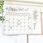 Personalised Family Acrylic Monthly Wall Calendar, thumbnail 1 of 2
