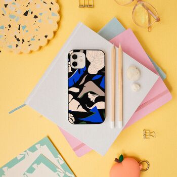 Blue Tropical Biodegradable Phone Case, 7 of 7