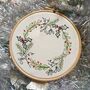 Christmas Wreath Embroidery Kit, thumbnail 1 of 5