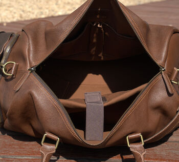 Leather Weekend Bag, 12 of 12