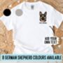 German Shepherd Adult T Shirt, thumbnail 1 of 6