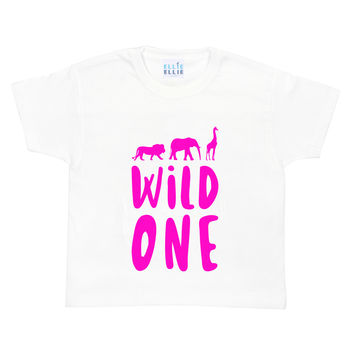 'Wild One' Babies 1st Birthday Tshirt / Baby Vest, 2 of 9
