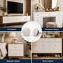 Minimalist Ripple Ceramic Cabinet Knob, thumbnail 7 of 8