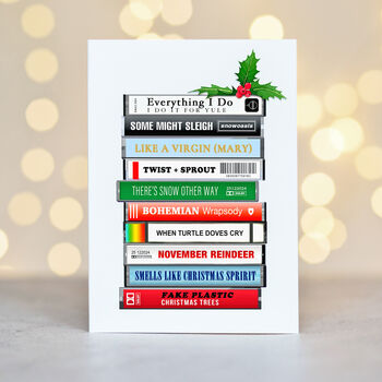 Funny Music Puns Christmas Card, 2 of 4