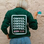 Coffee Gin Club Sweatshirt, thumbnail 2 of 7