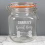 Personalised Good Boy Treats Glass Kilner Jar, thumbnail 4 of 7