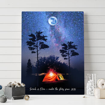 Personalised Family Campers Artwork, 9 of 11
