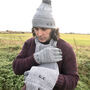 Personalised Initials Hat, Scarf And Gloves Set, thumbnail 2 of 10