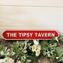 Pub / Bar Vintage Personalised Wooden Road Signs, thumbnail 1 of 11