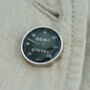 Personalised Black Car Speedometer Lapel Pin Badge, thumbnail 1 of 4